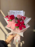 Heart initial bouquet