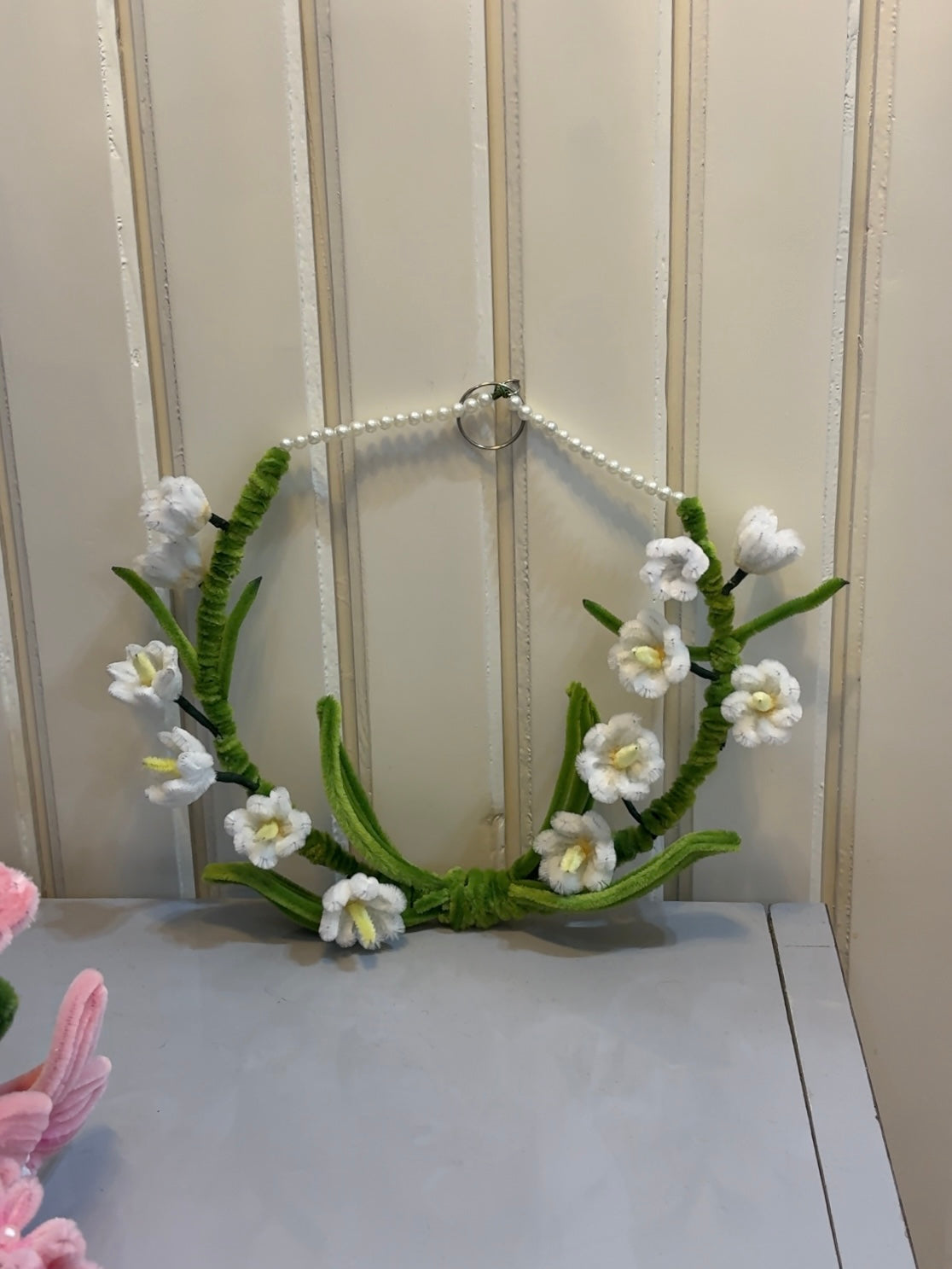 Lily of the valley wall hanging