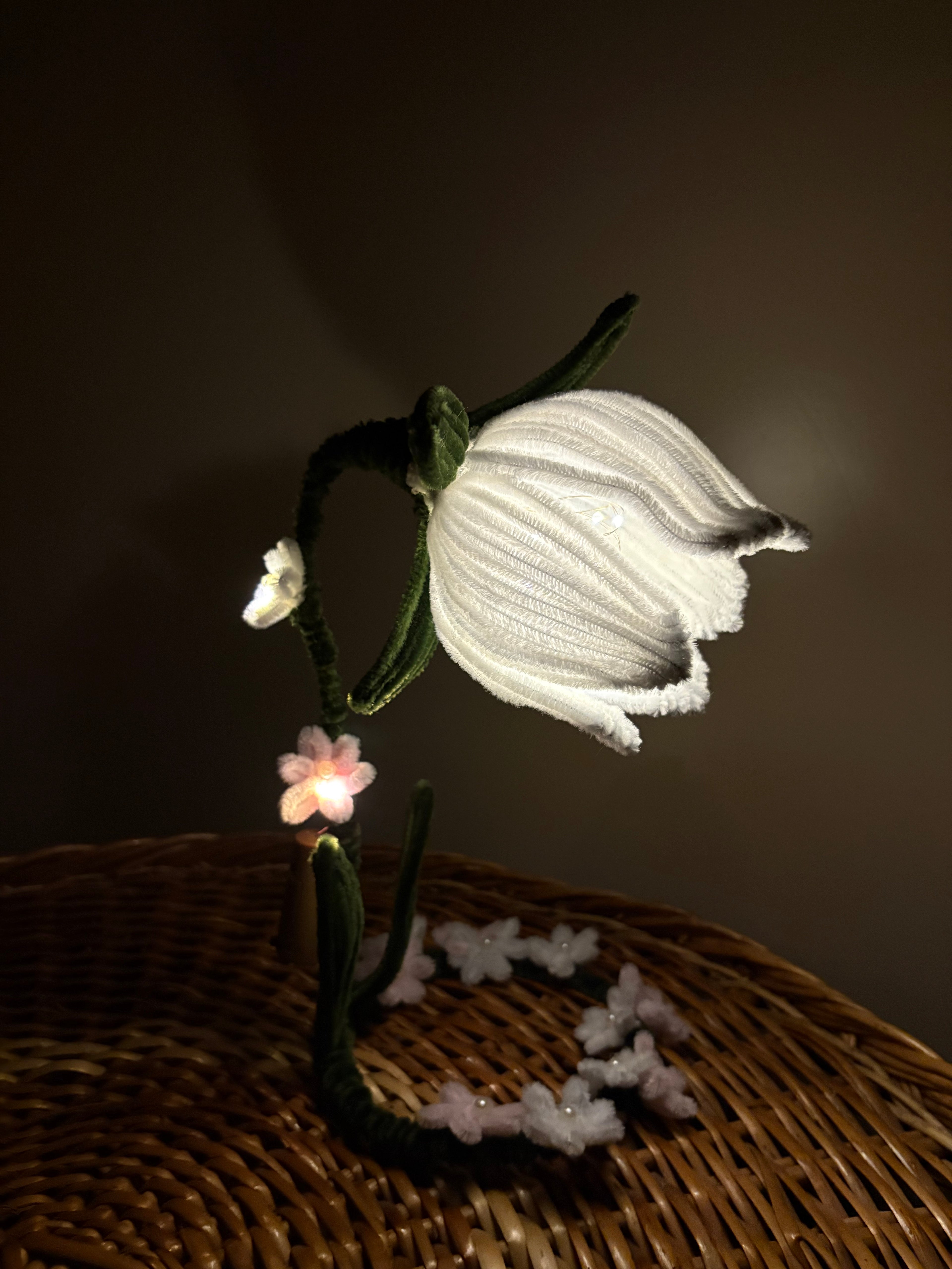 Lily of the valley lamp