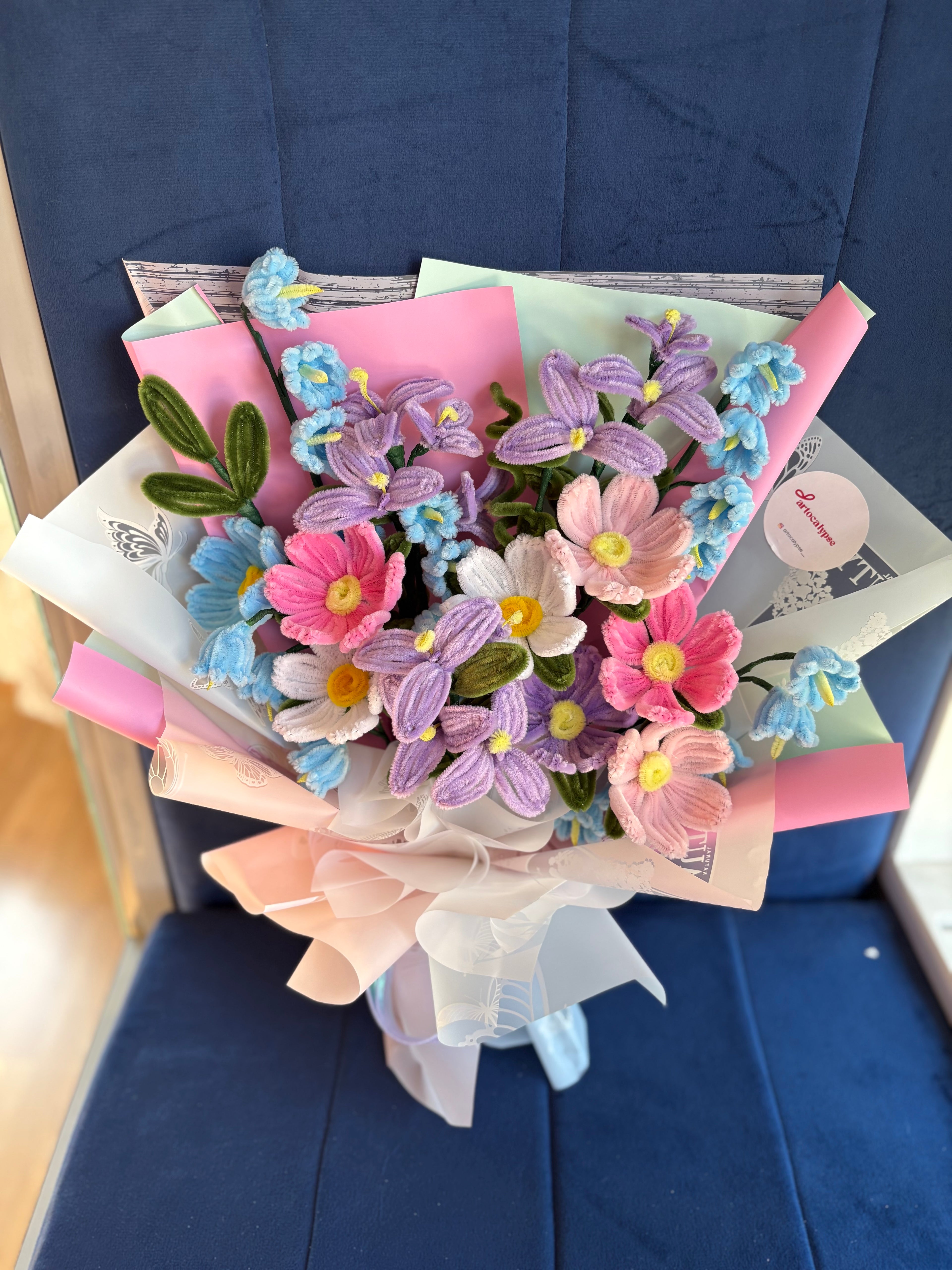 Pastel whispers bouquet