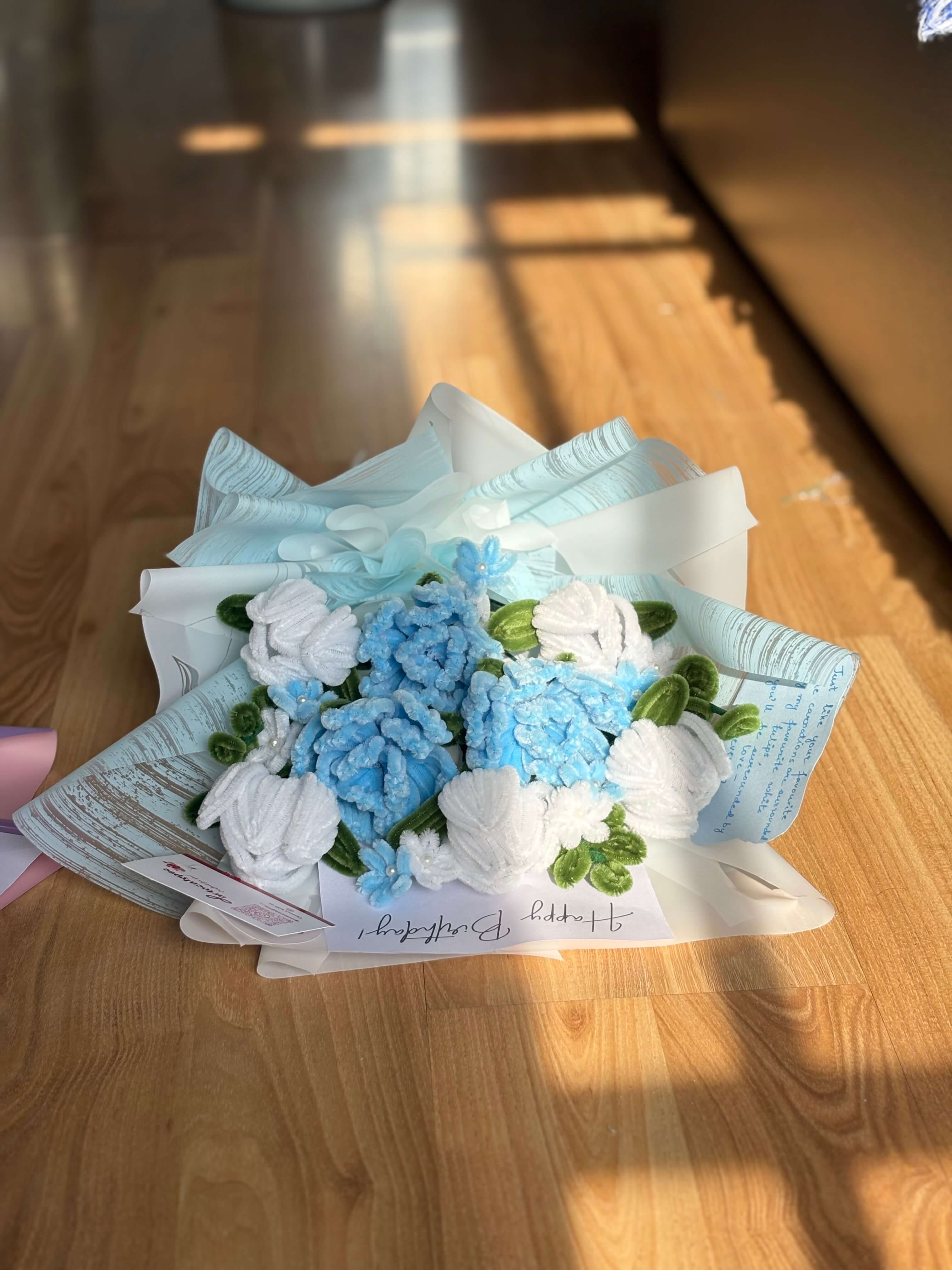 Carnation-tulips bouquet