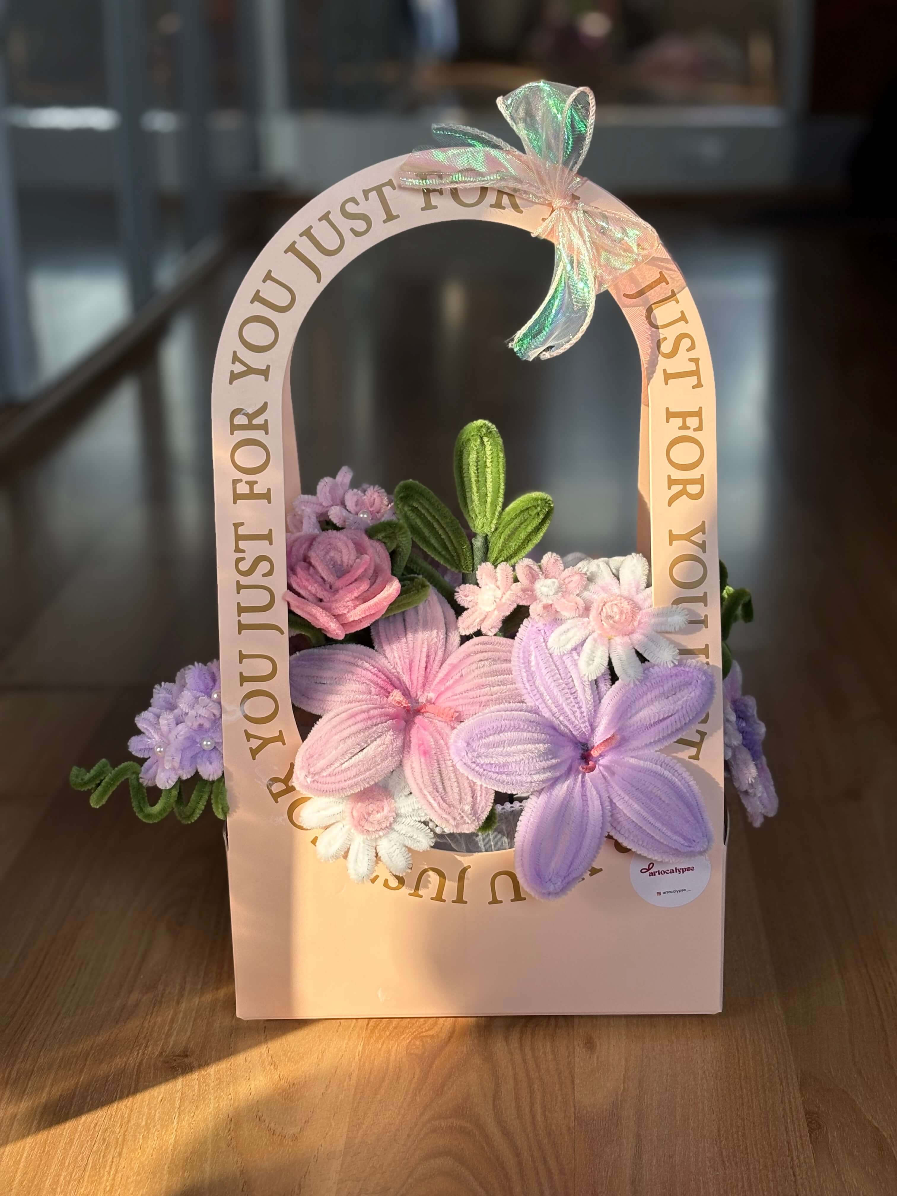 Pastel dreams basket