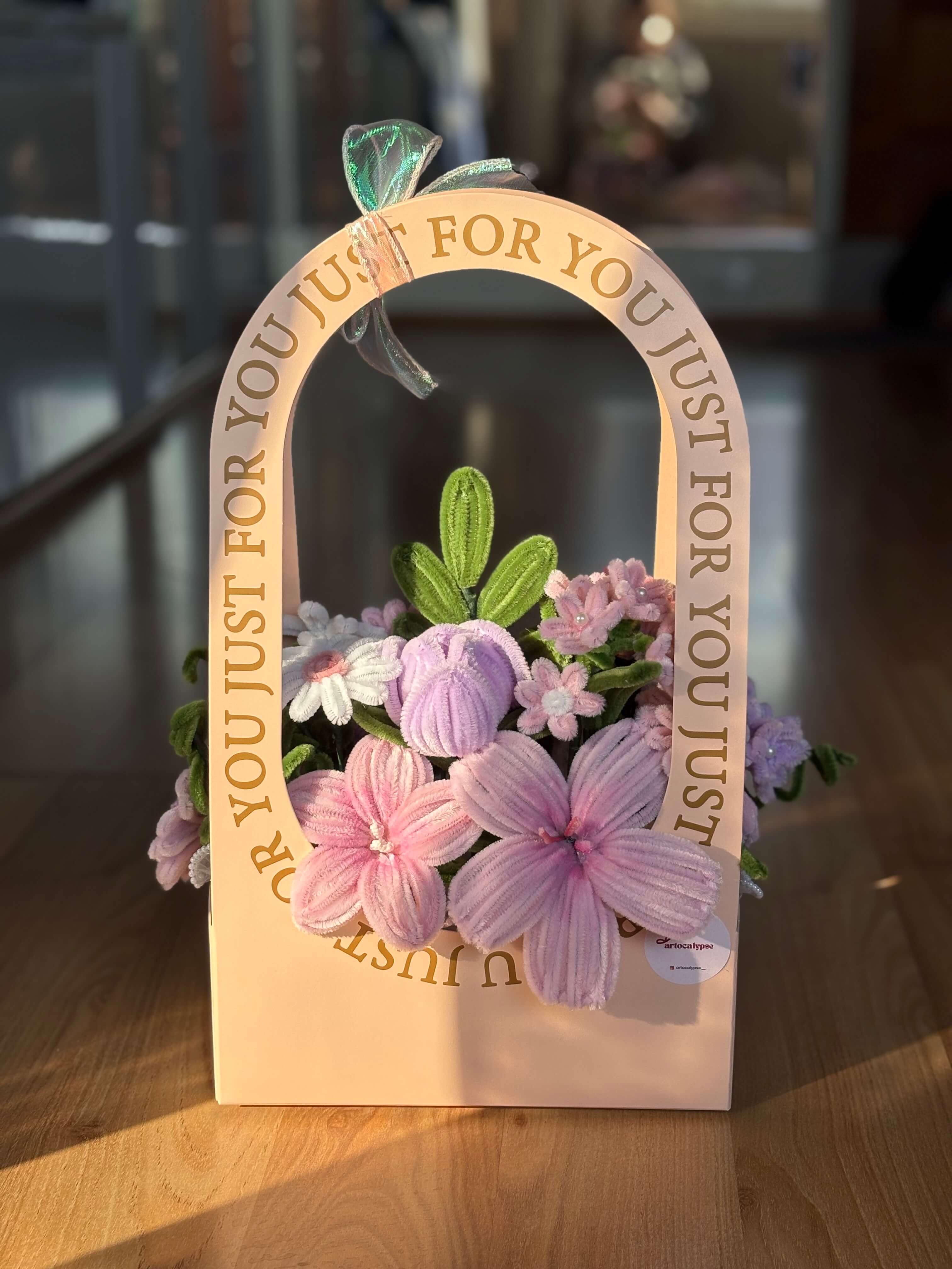 Pastel dreams basket