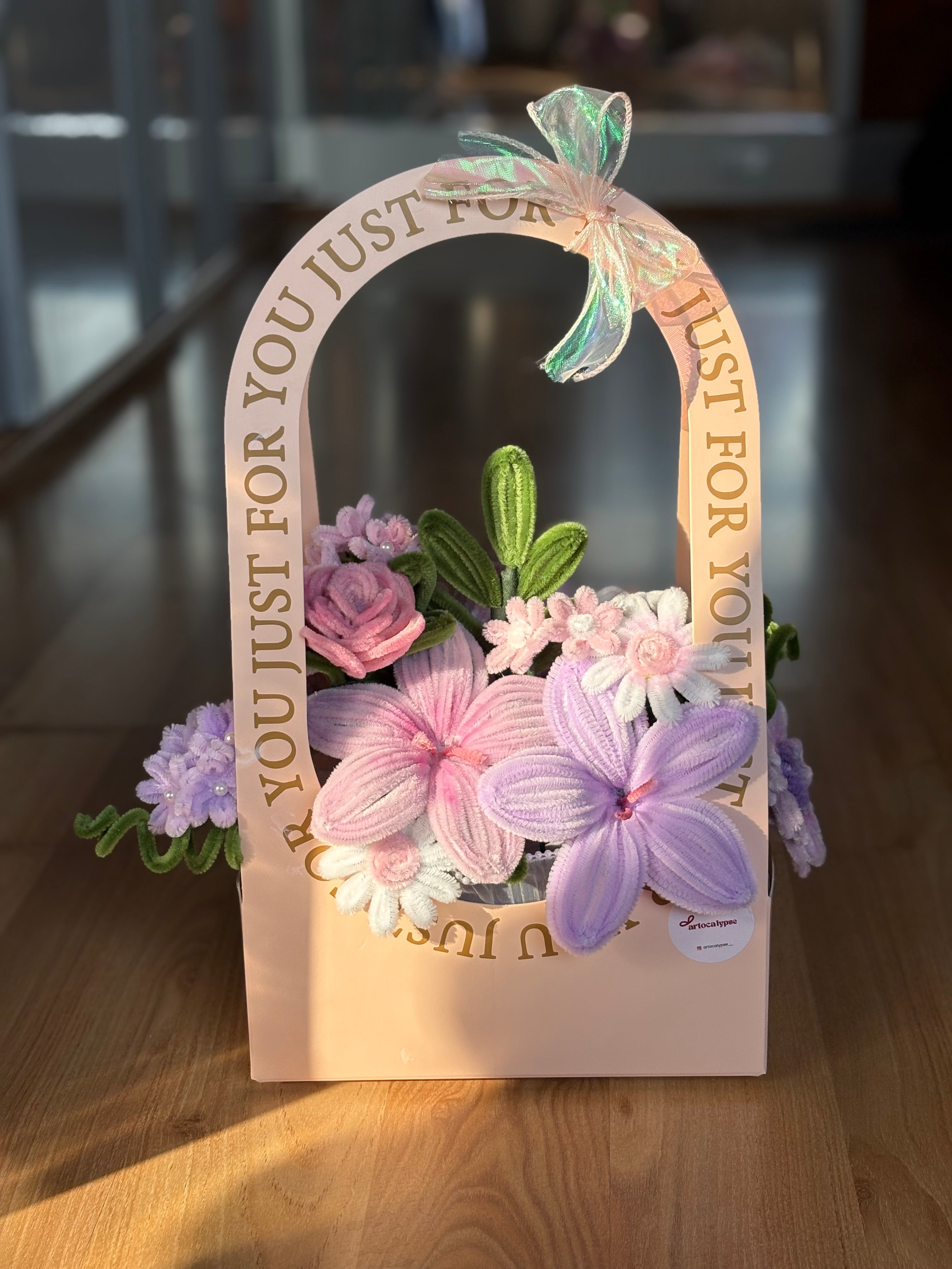 Pastel dreams basket