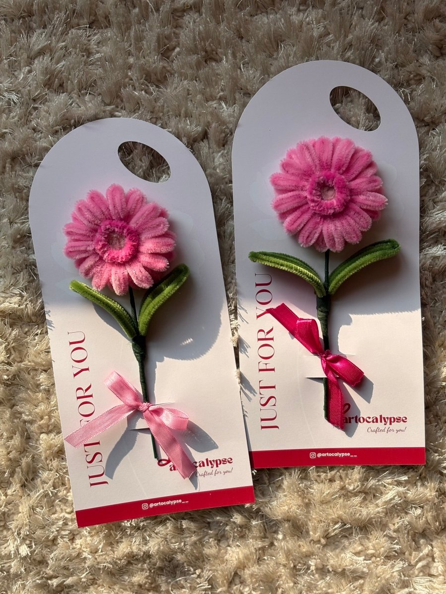 Gerbera flower card - Artocalypse