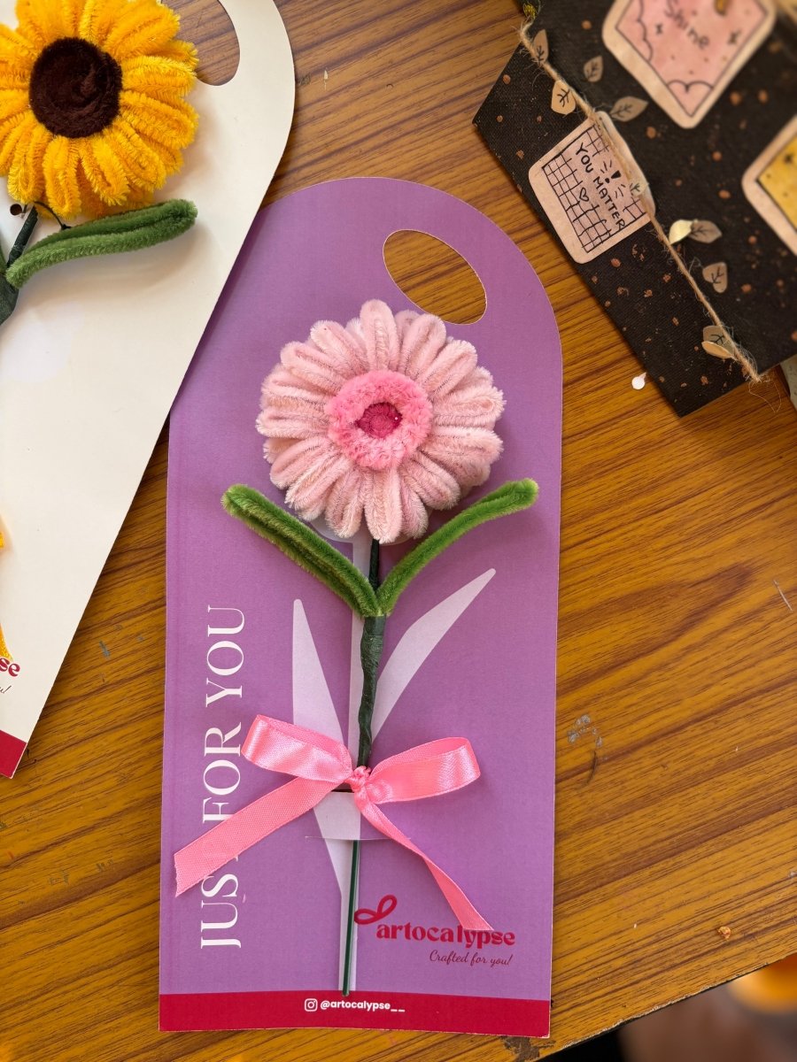 Gerbera flower card - Artocalypse