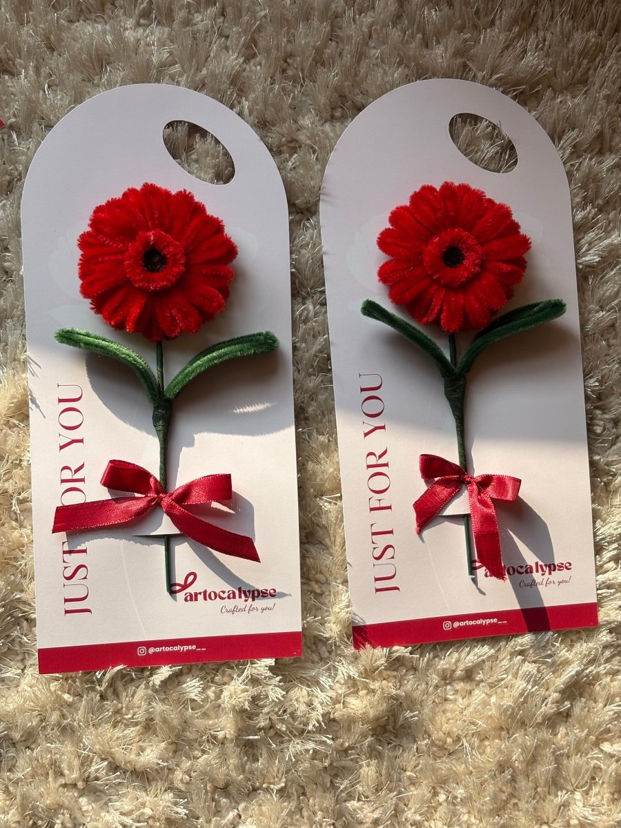 Gerbera flower card - Artocalypse