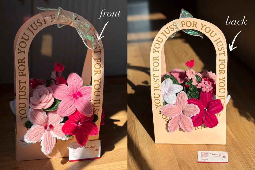 Lily blush basket - Artocalypse
