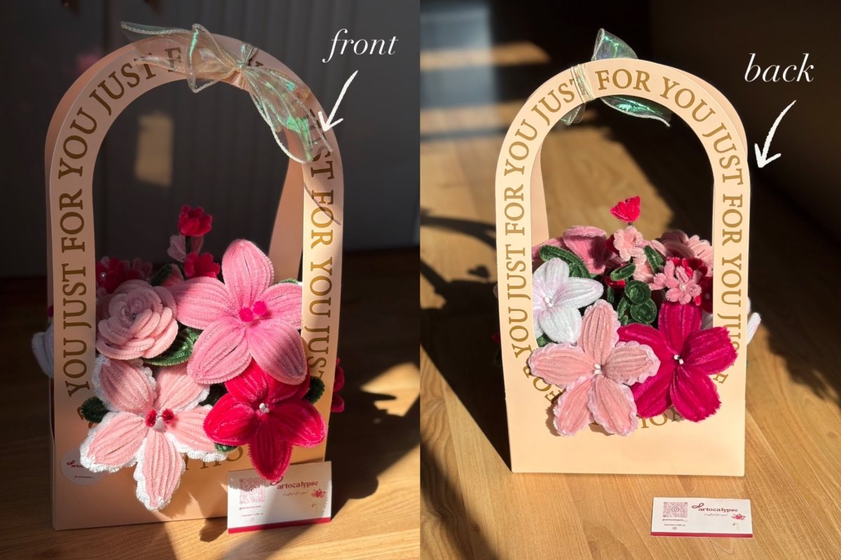 Lily blush basket - Artocalypse
