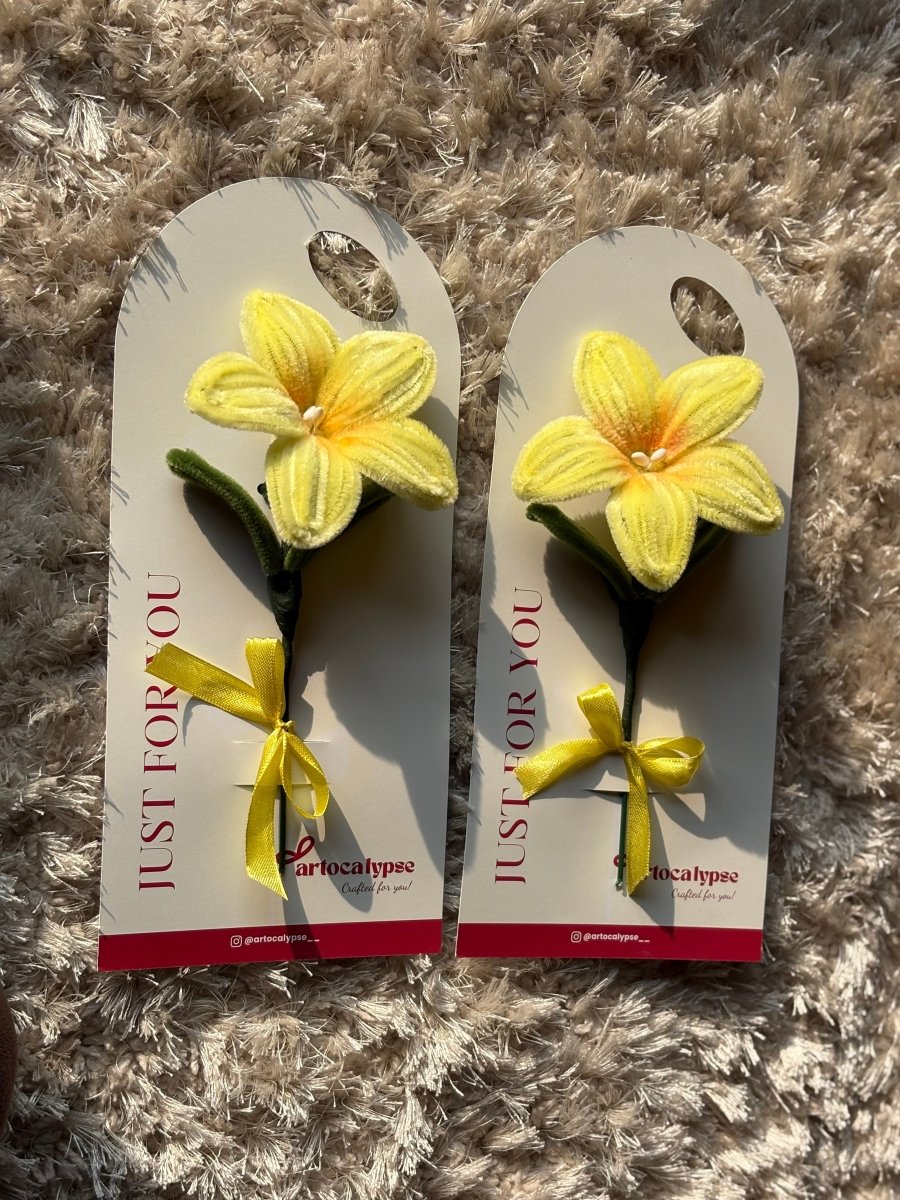 Lily flower card - Artocalypse