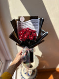 Maroon hydrangea bouquet - Artocalypse