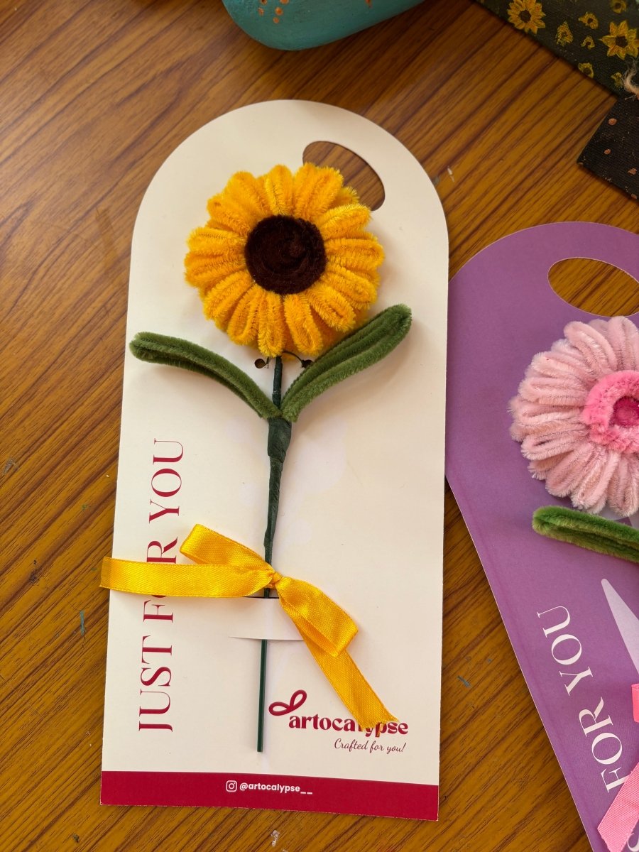 Sunflower flower card - Artocalypse